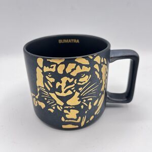 Starbucks Golden Sumatra Tiger Ceramic 2016 Black Coffee Mug